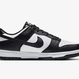 Women’s Black and White Nike Dunk Low Sneakers